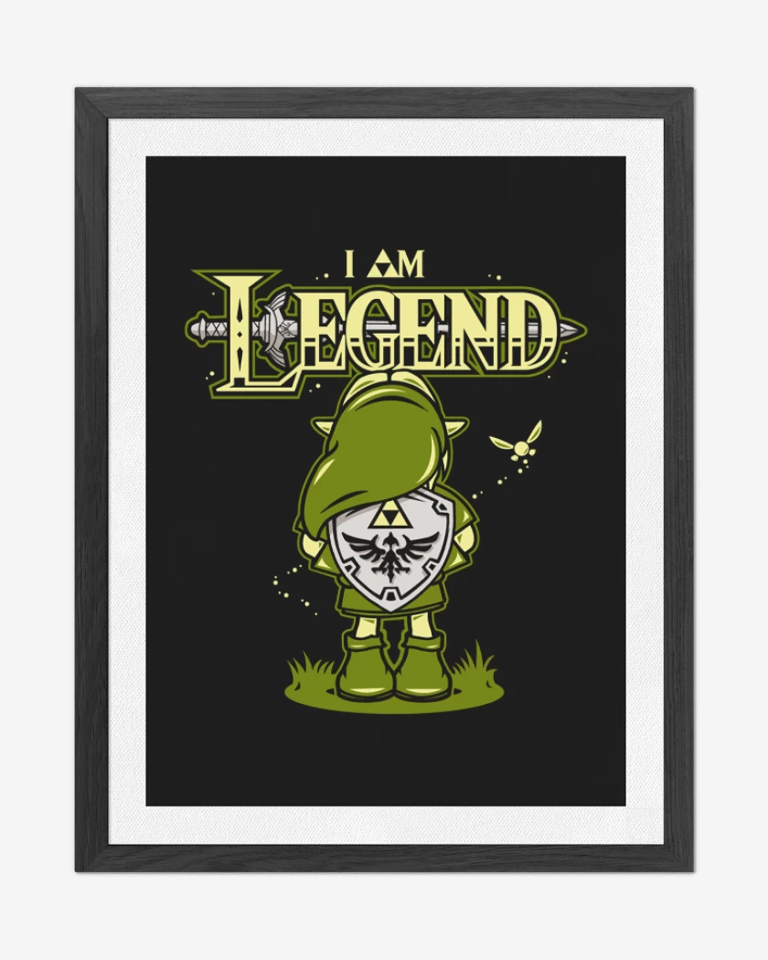 Cuadro decorativo Negro de i am legend