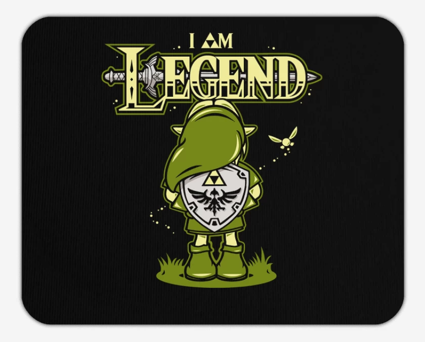 Mousepad Negro de i am legend