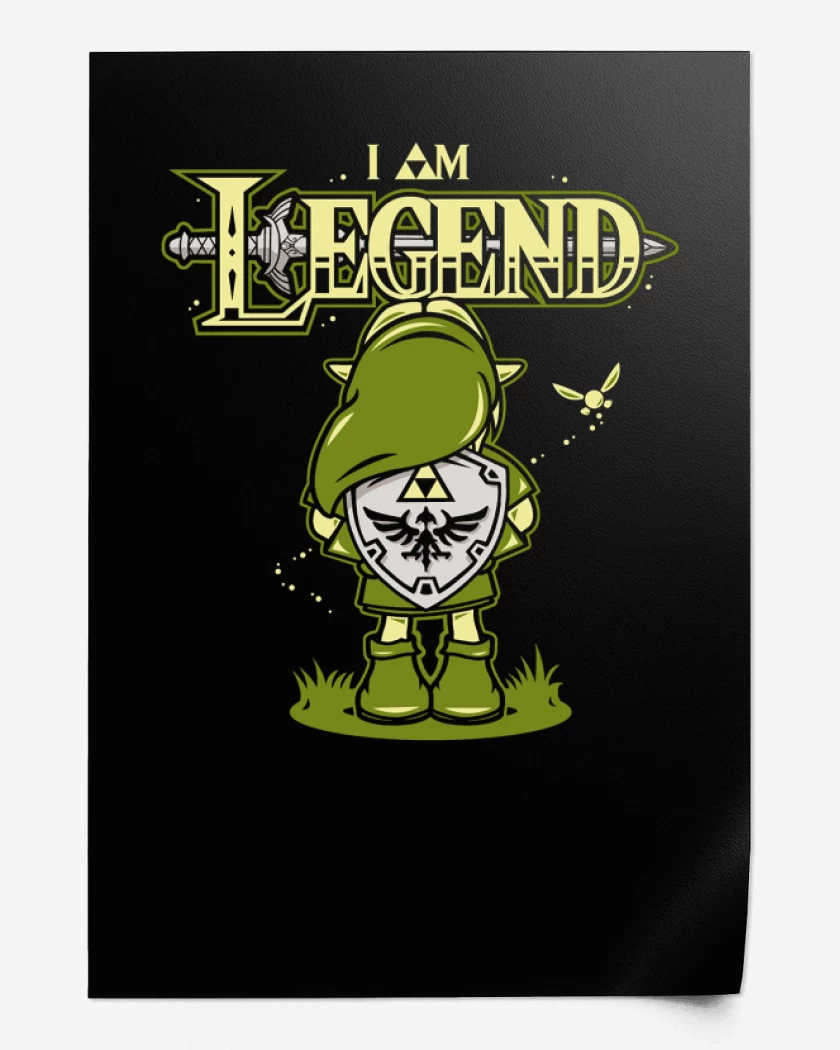 Print Negro de i am legend