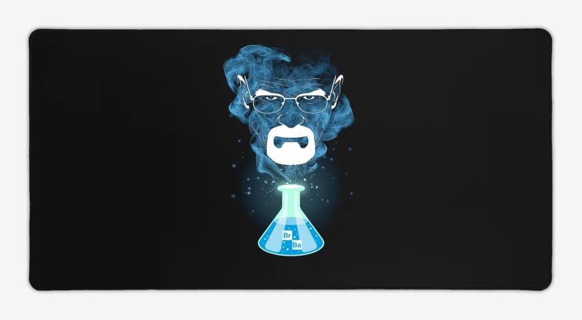 Mouse pad Gamer Negro de Walter white