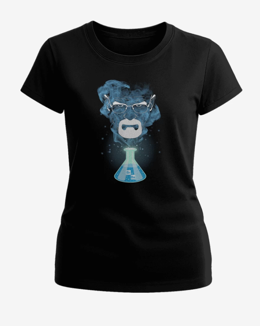 Polera de Mujer Negro de Walter white