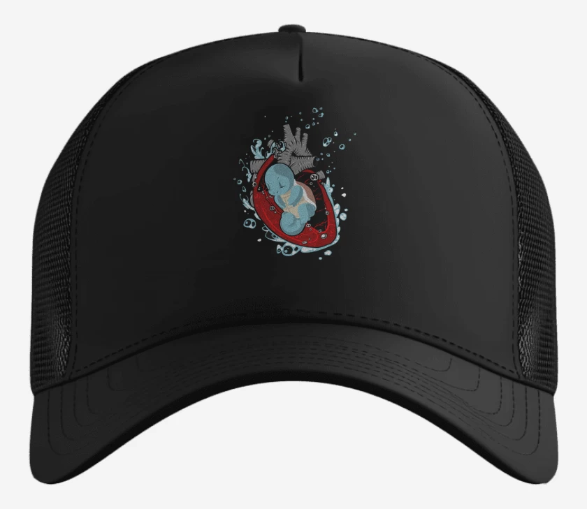 Gorro corazon squirtle