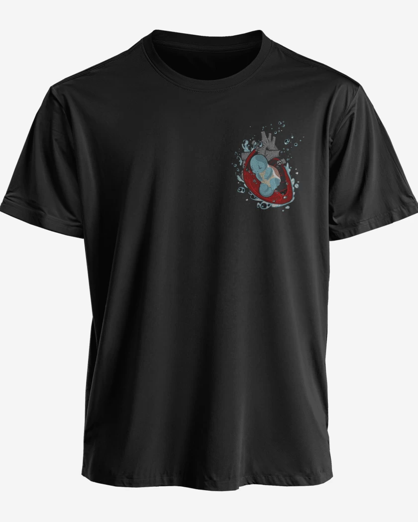 Polera corazon squirtle