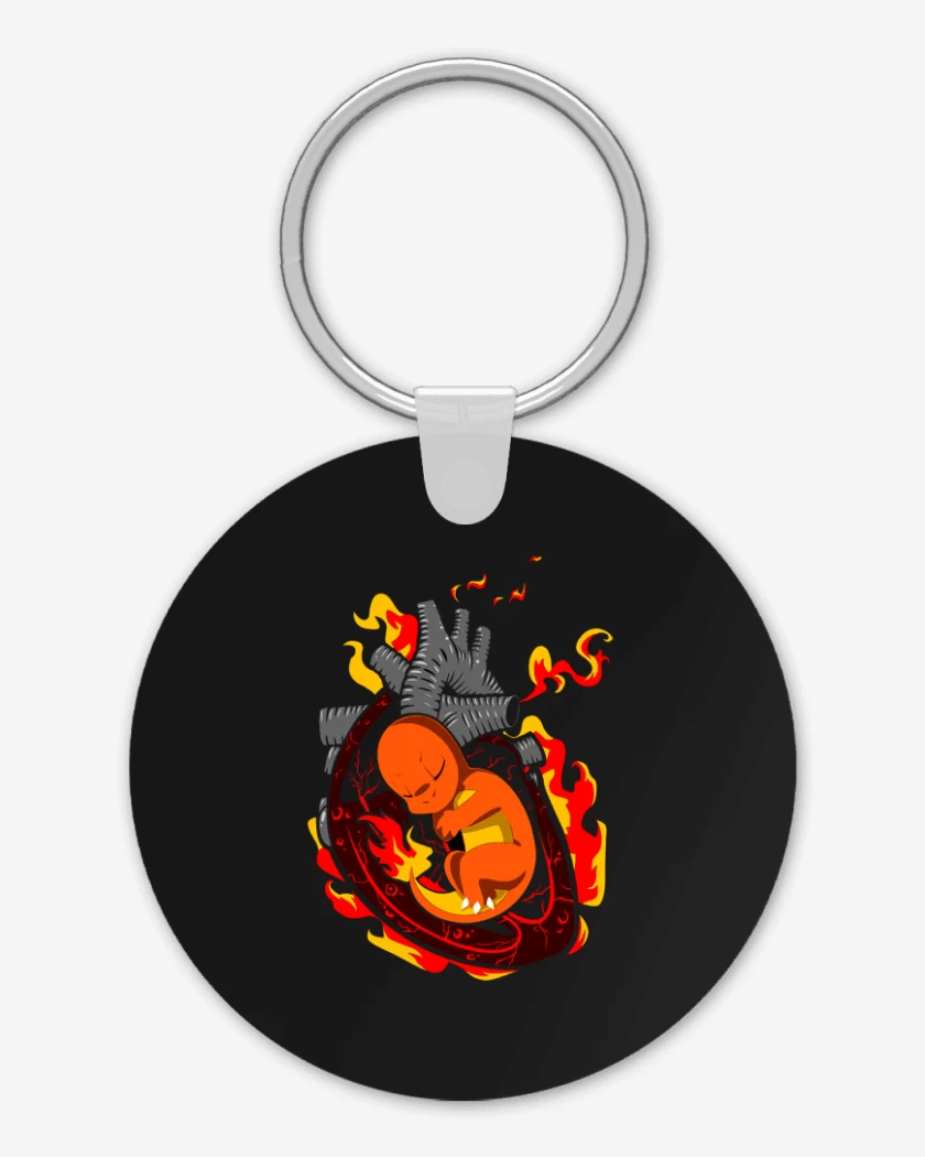 Llavero corazon charmander