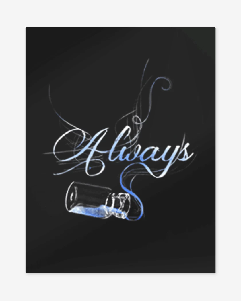 Print metalico Always 2