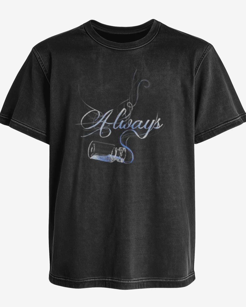 Polera desgastada Negro de Always 2