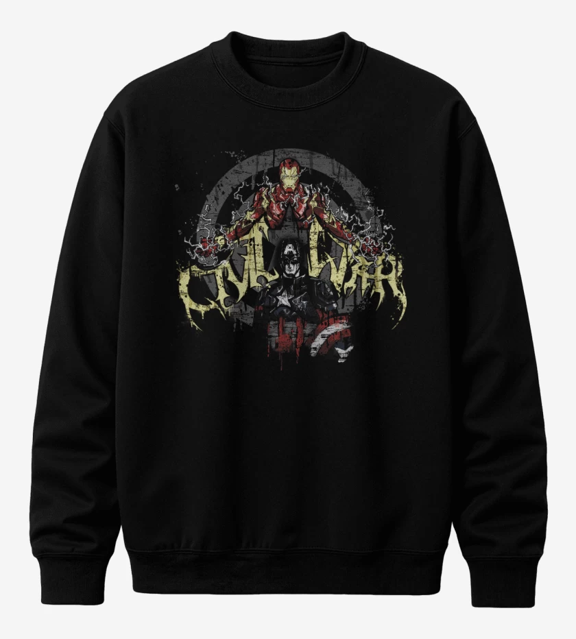 Poleron polo Negro de civil war 