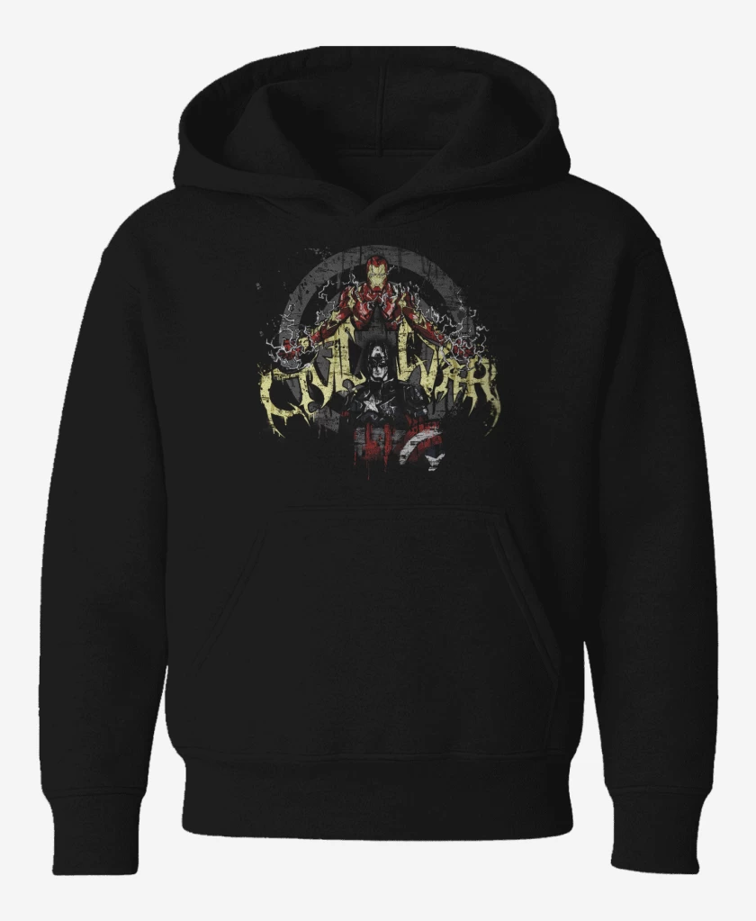 Poleron de niño Negro de civil war 