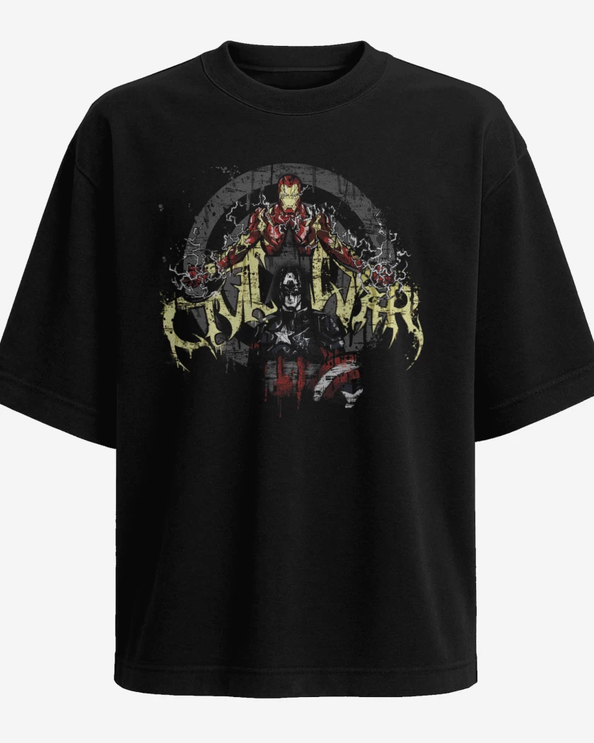 Polera Oversize civil war 