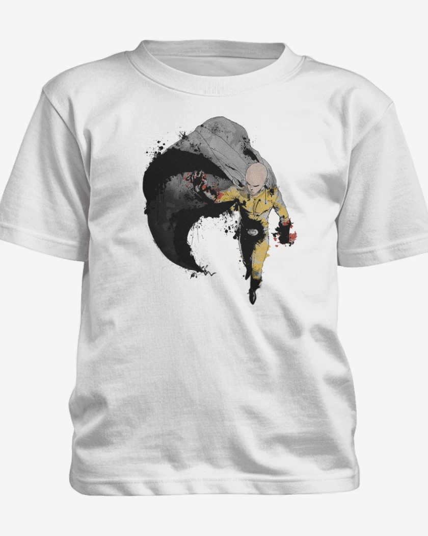 Polera de niño Blanco de Saitama