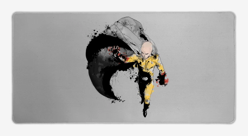 Mouse pad Gamer Gris Melange de Saitama