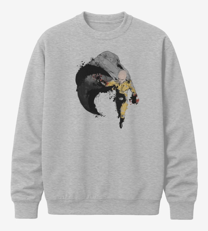 Poleron polo Gris Melange de Saitama