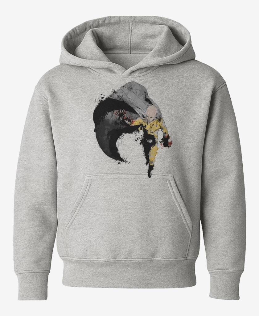 Poleron de niño Gris Melange de Saitama