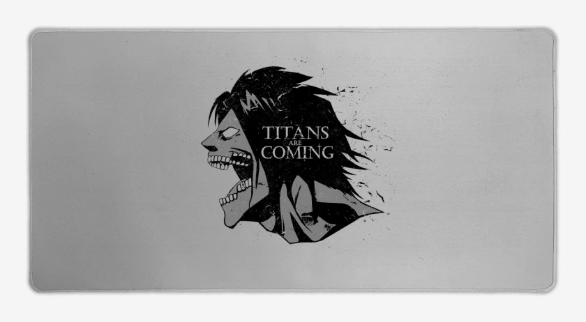 Mouse pad Gamer Gris Melange de titan