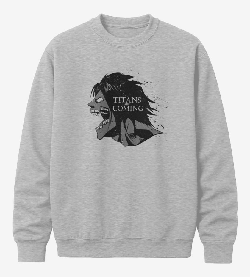 Poleron polo Gris Melange de titan