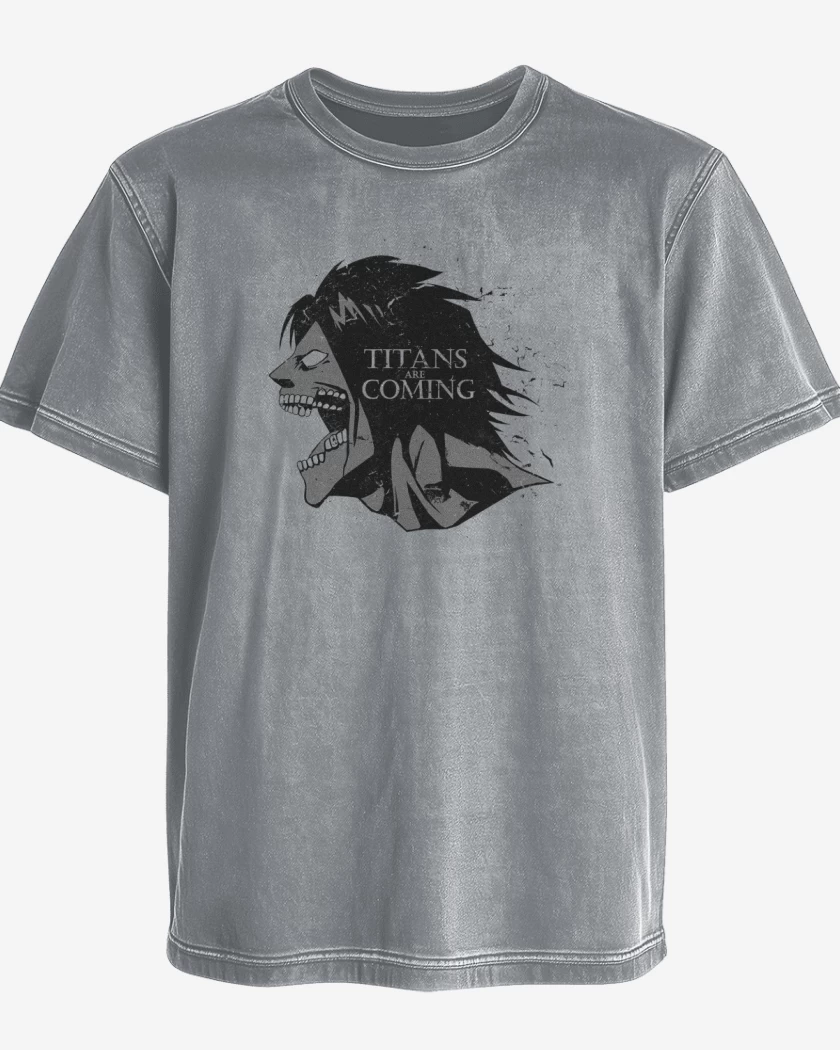 Polera desgastada titan