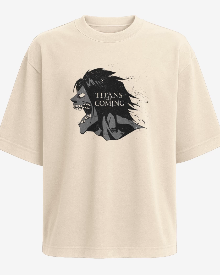 Polera Oversize Beige de titan