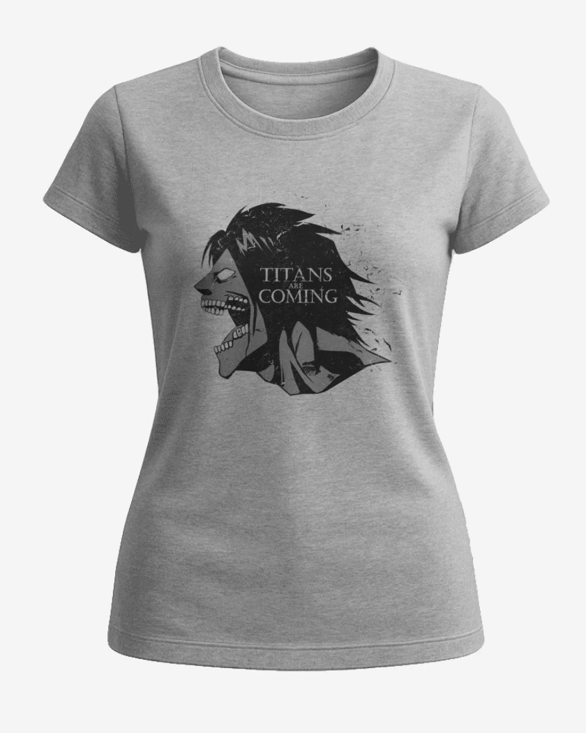 Polera de Mujer Gris Melange de titan