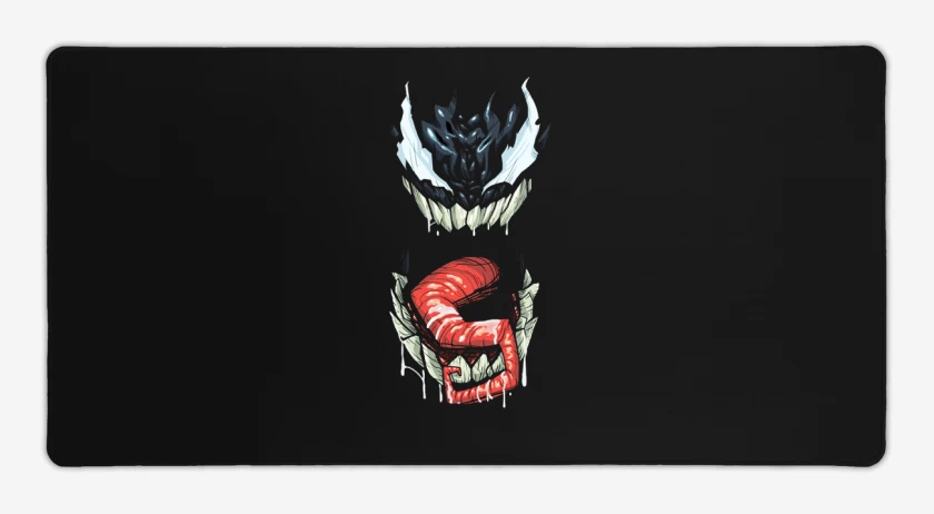 Mouse pad Gamer Negro de Veneno full color