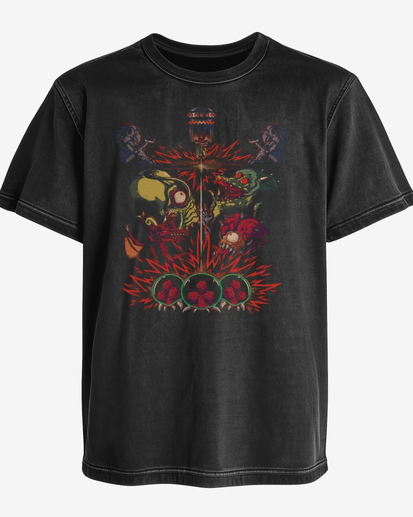 Polera desgastada metroid