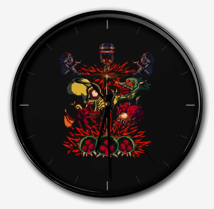 Reloj Negro de metroid