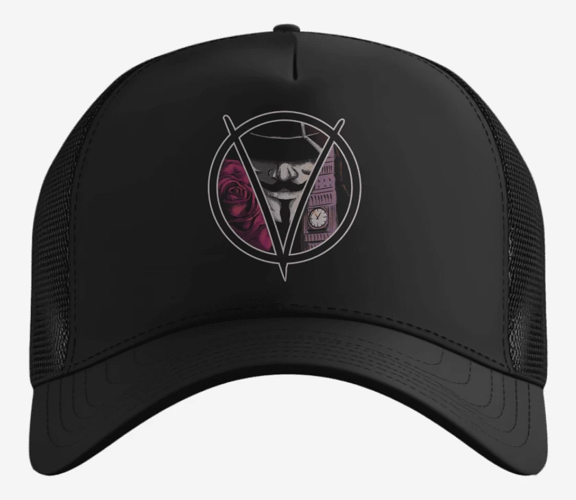 Gorro Negro de v de vendetta