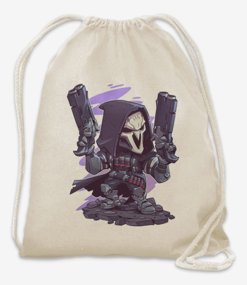Mochila Blanco de Chibi reaper