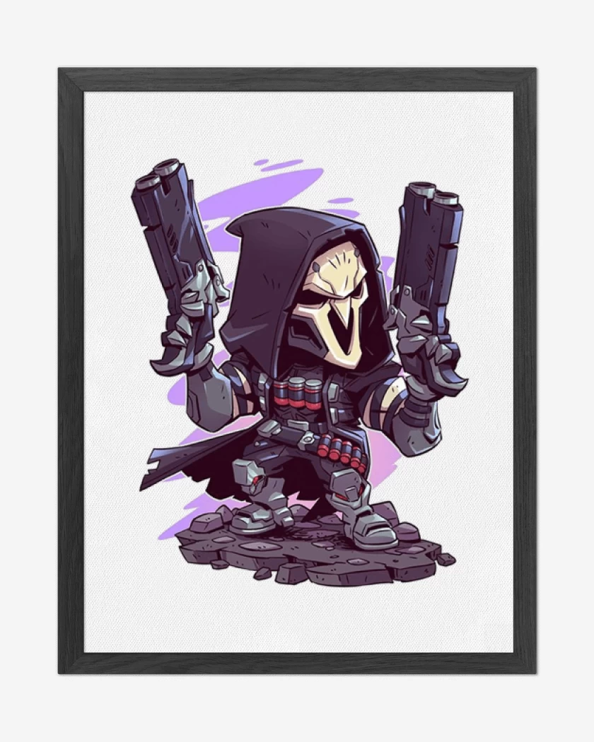 Cuadro decorativo Blanco de Chibi reaper