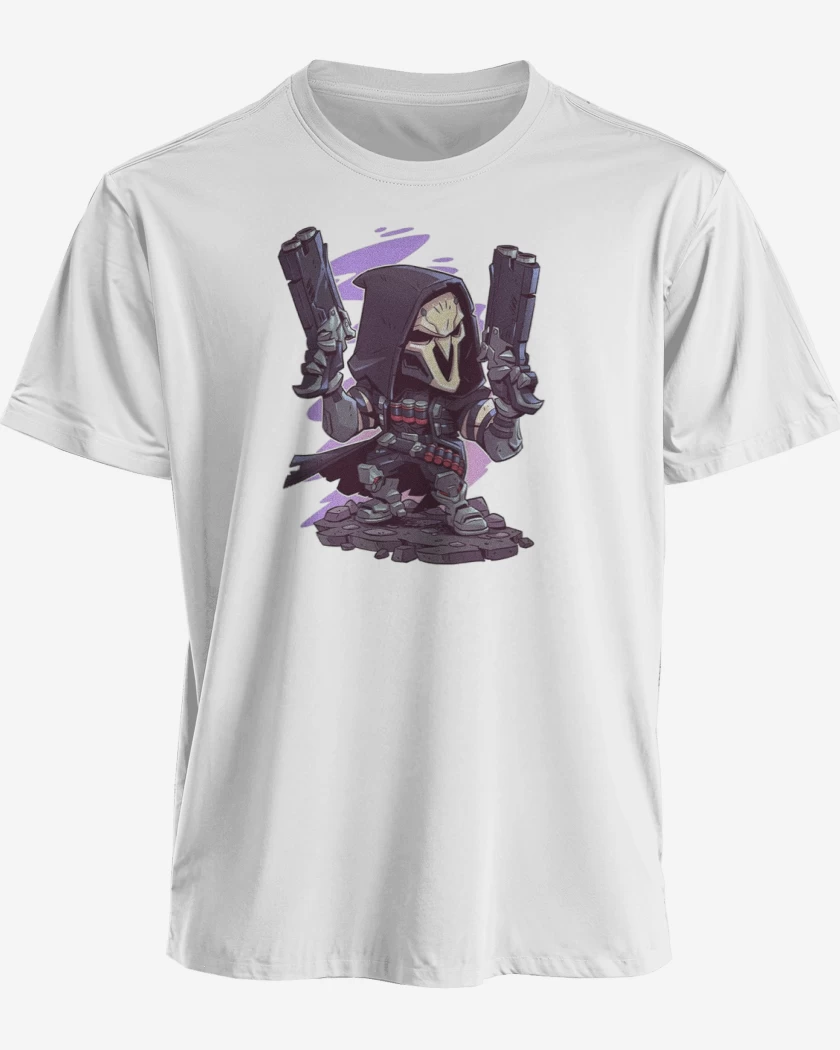 Polera premium Blanco de Chibi reaper
