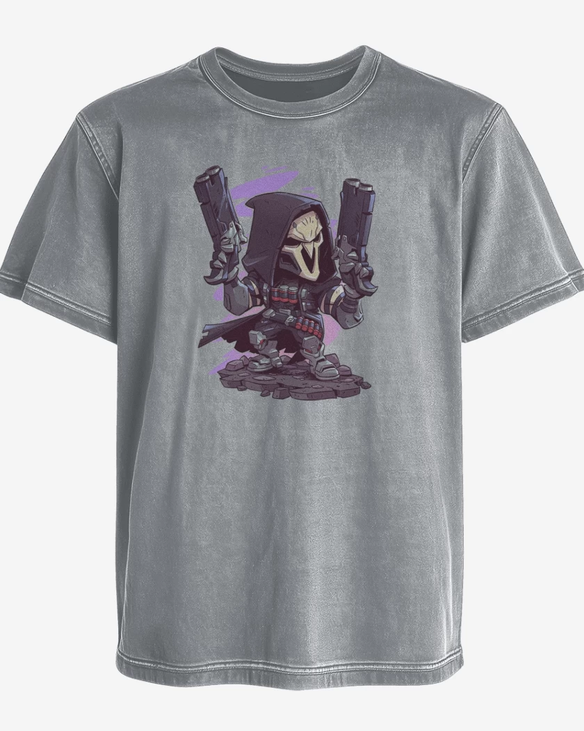 Polera desgastada Chibi reaper
