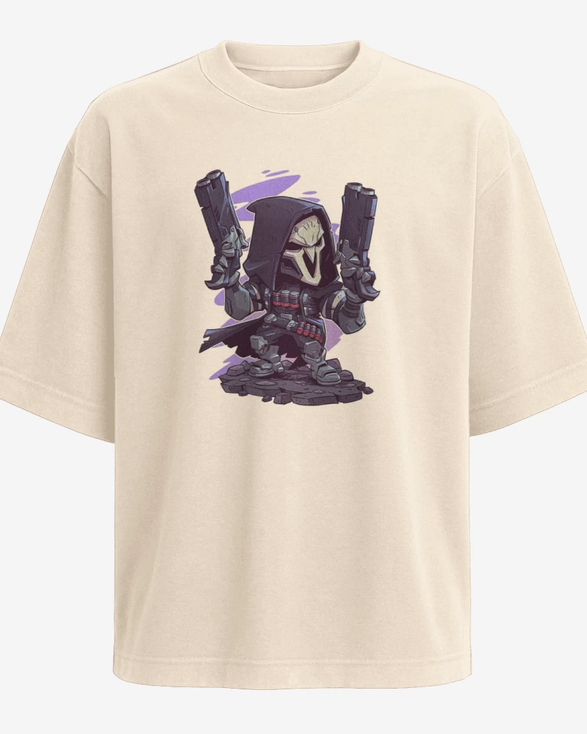 Polera Oversize Chibi reaper