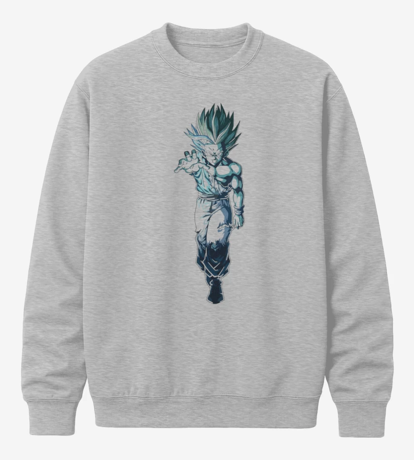 Poleron polo Gris Melange de gohan