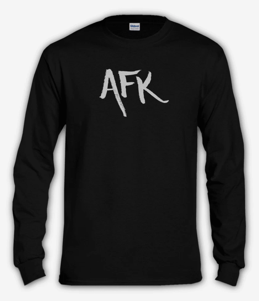 Polera manga larga Negro de Afk