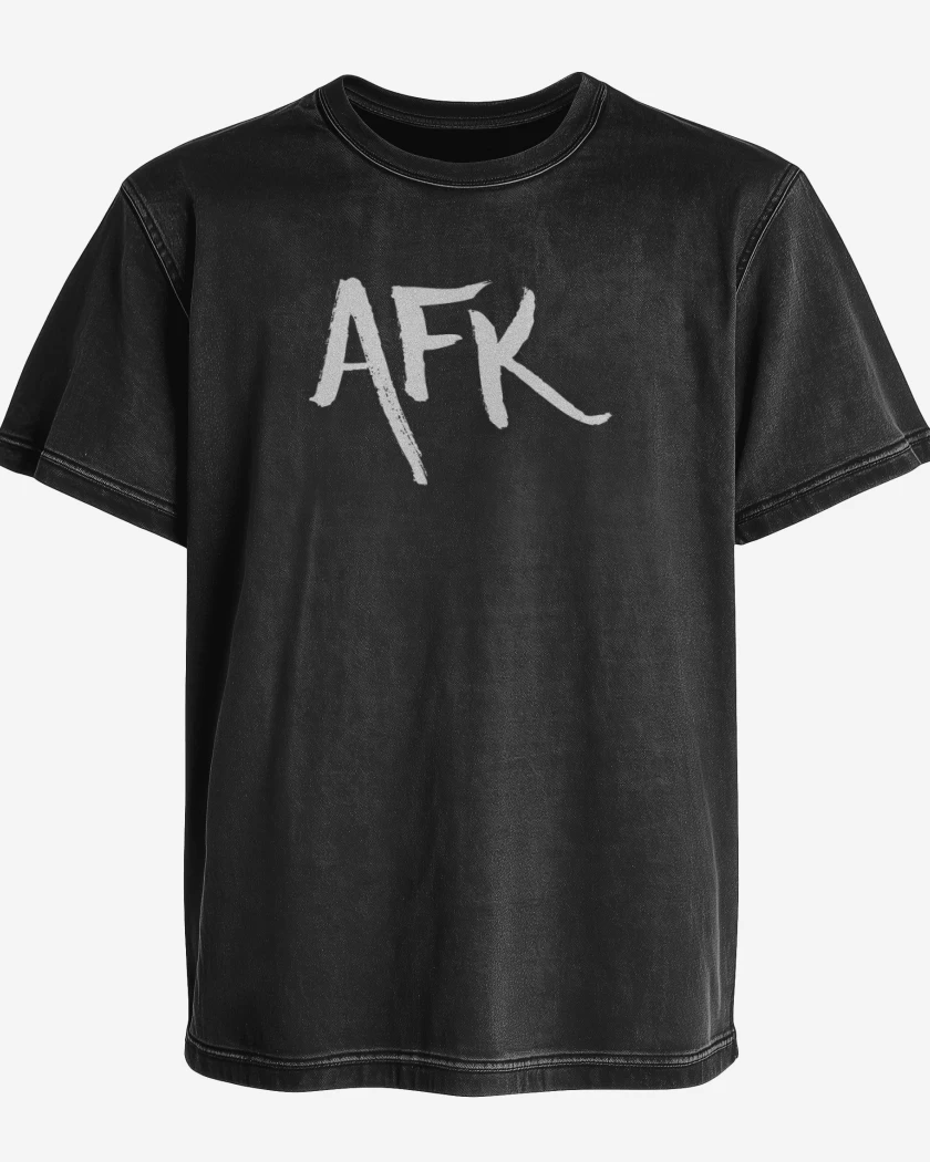 Polera desgastada Afk