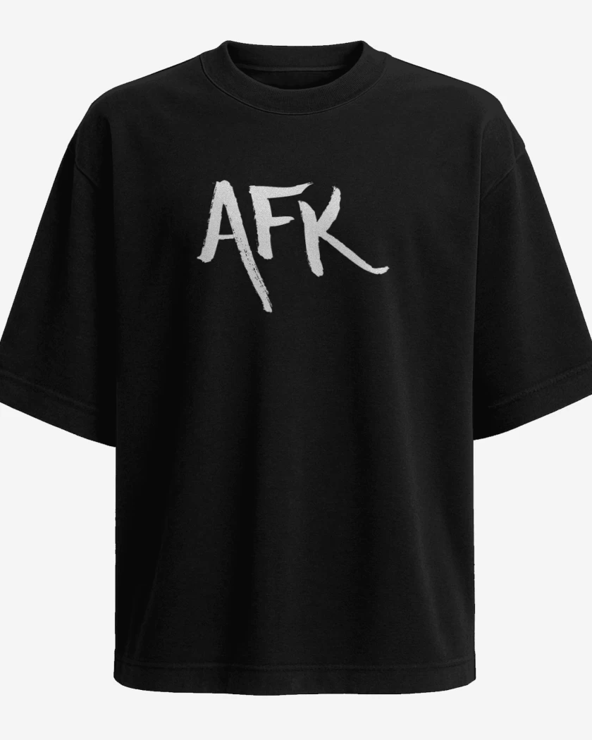Polera Oversize Negro de Afk