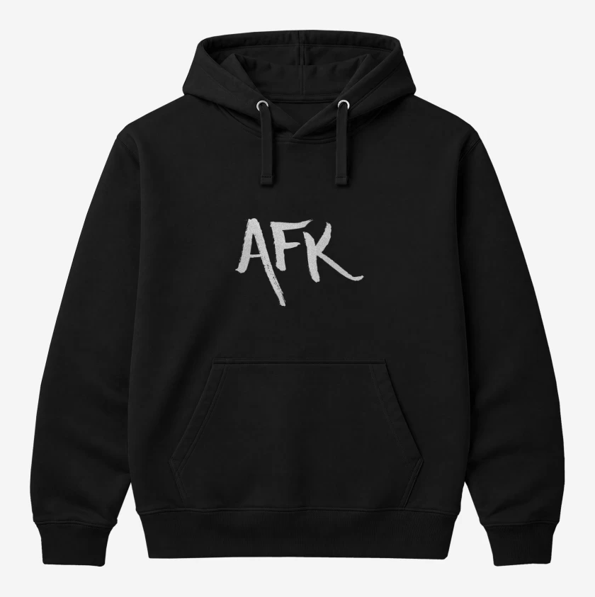 Polerón Canguro Negro de Afk