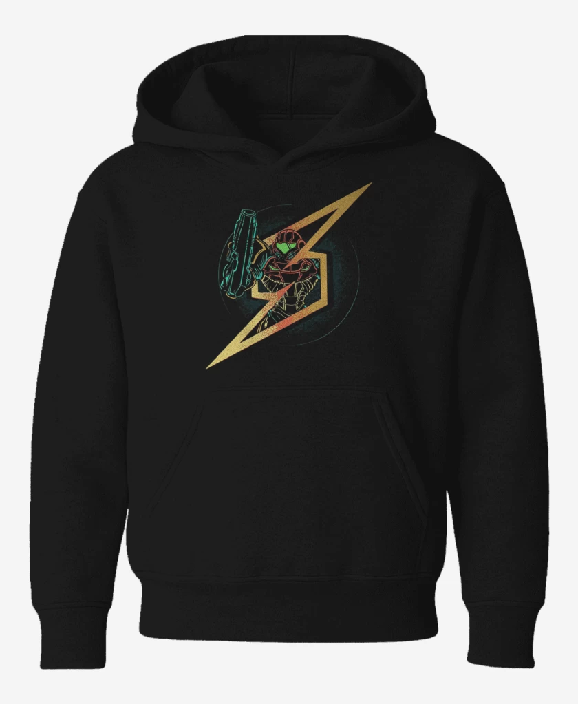 Poleron de niño Negro de Samus 2