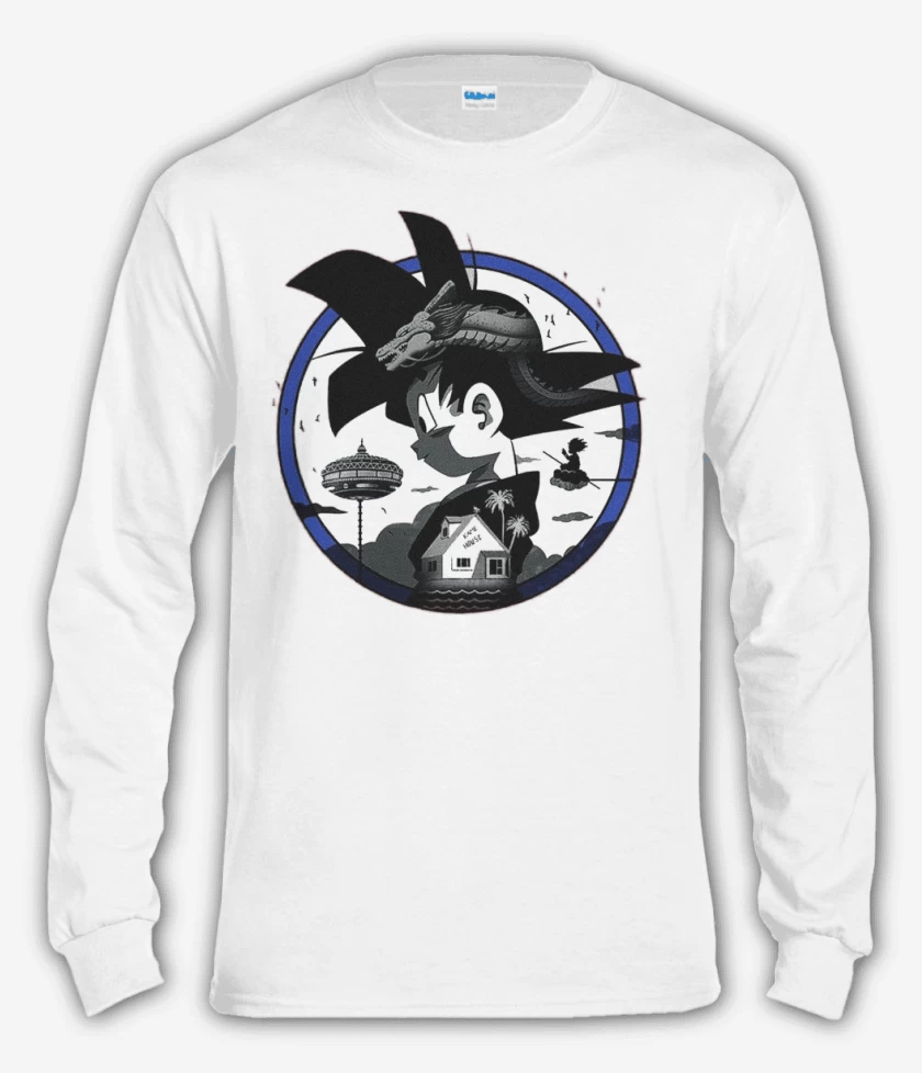 Polera manga larga Goku 6