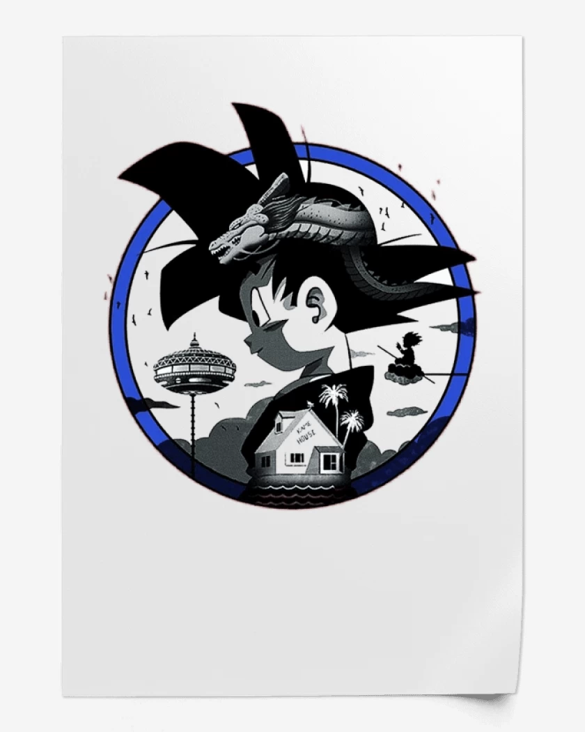 Print Blanco de Goku 6