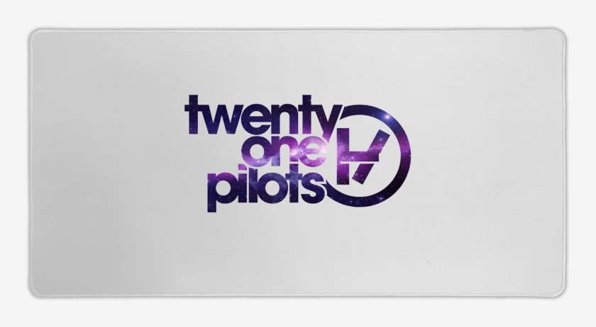 Mouse pad Gamer Blanco de twenty one pilots