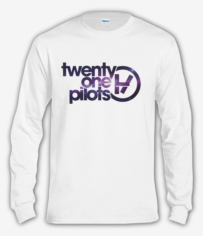 Polera manga larga Blanco de twenty one pilots