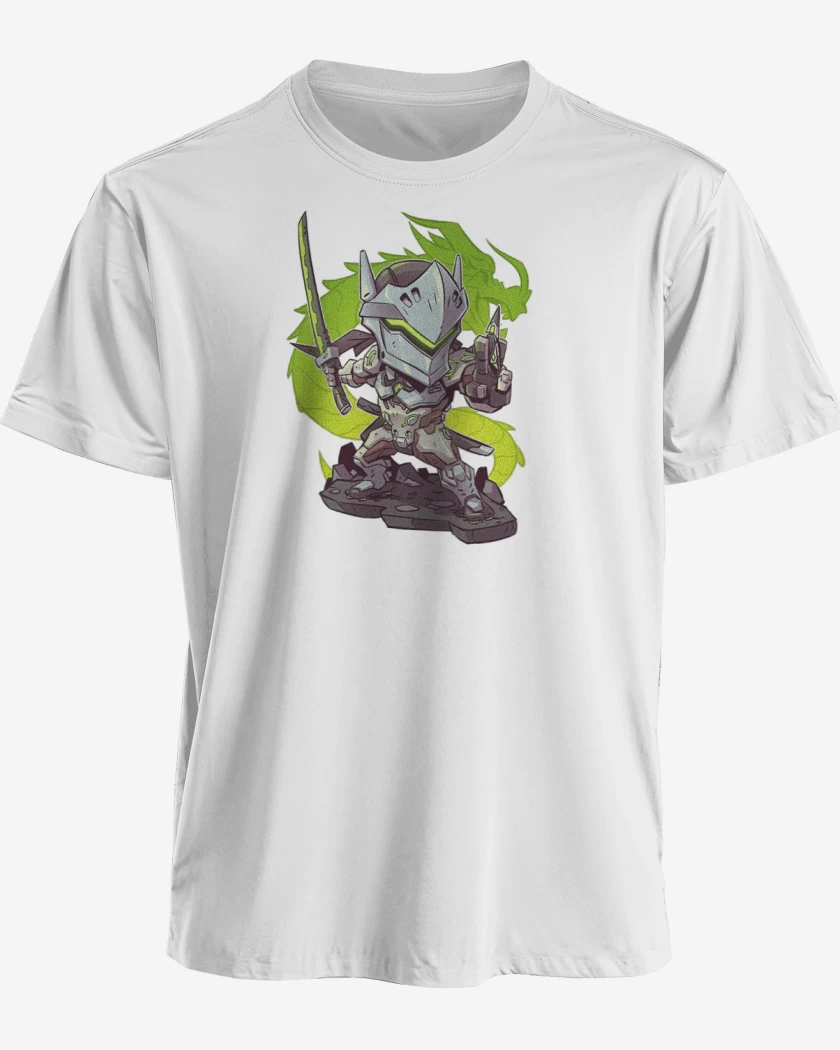 Polera premium Blanco de chibi genji
