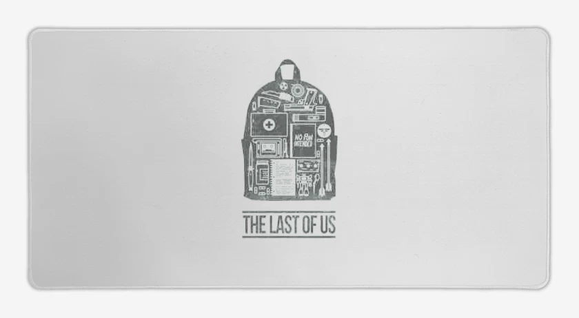 Mouse pad Gamer Blanco de mochila