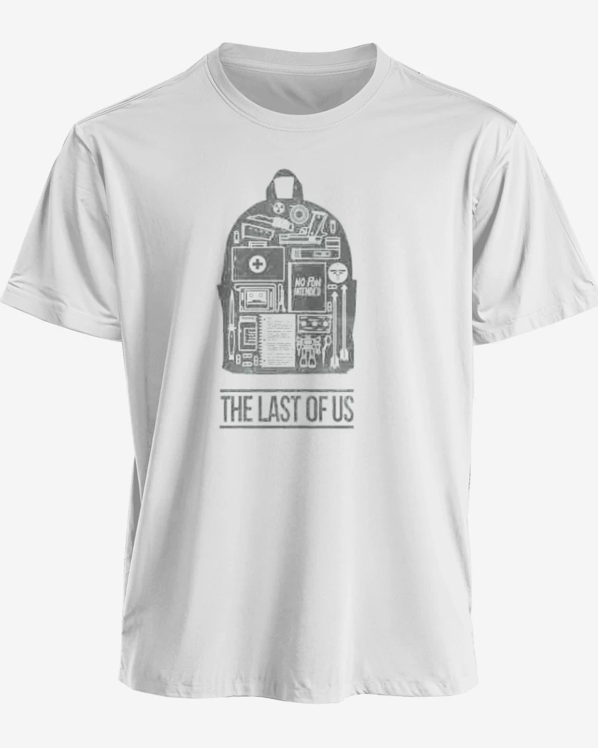 Polera premium Blanco de mochila