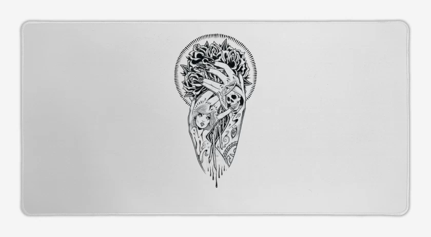 Mouse pad Gamer Blanco de hands