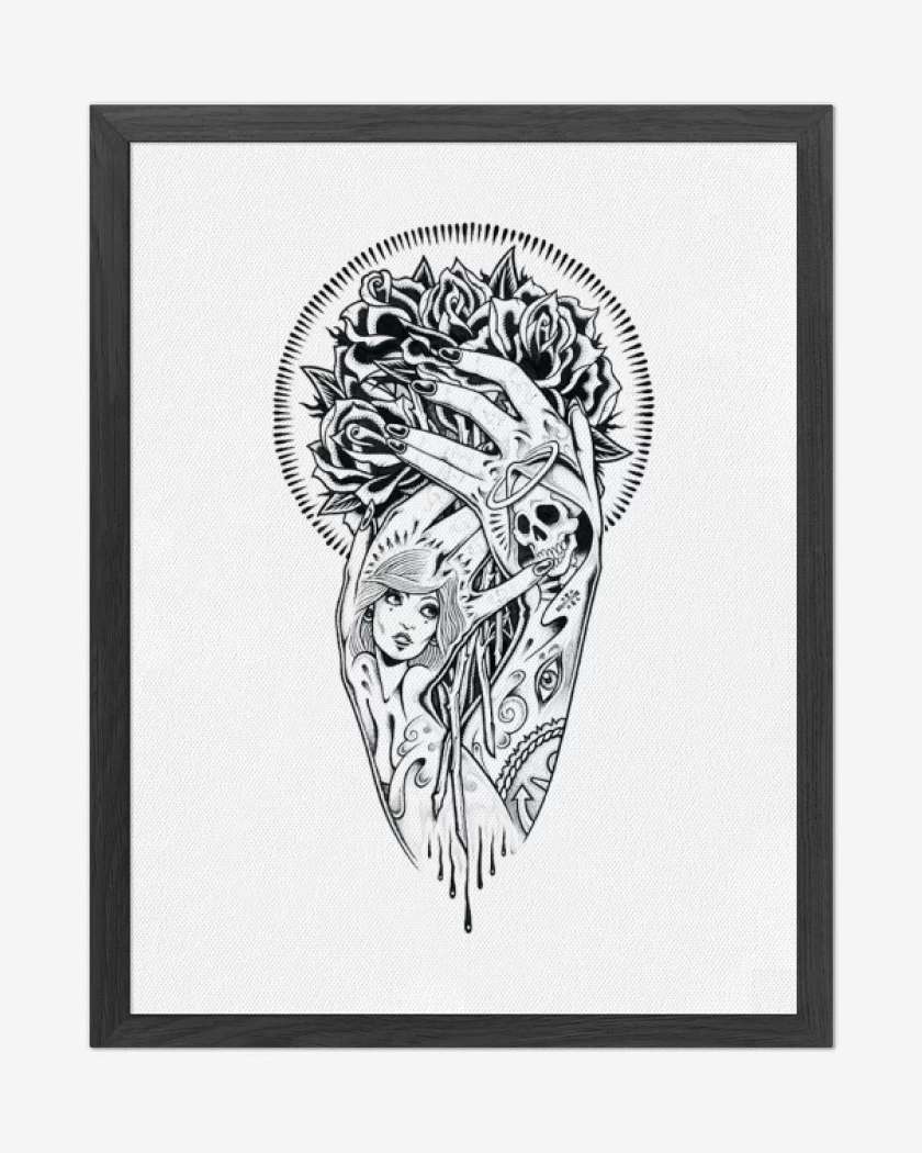 Cuadro decorativo Blanco de hands