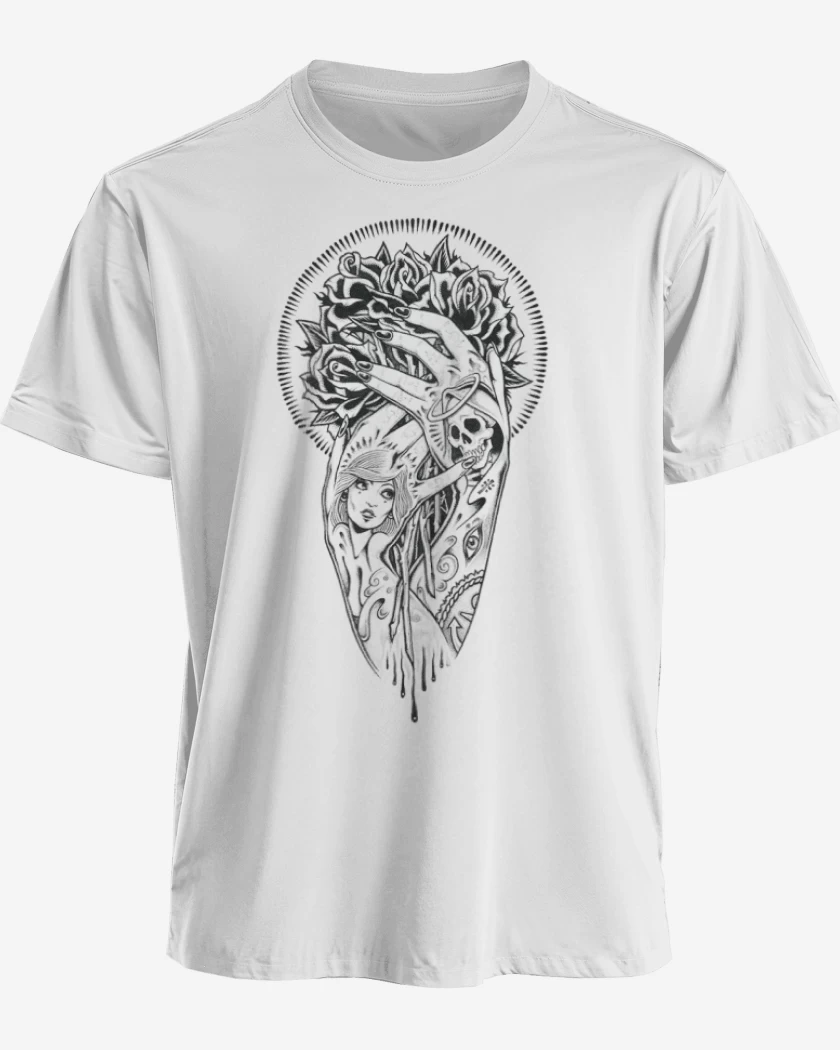 Polera premium Blanco de hands