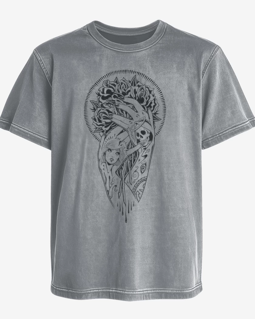 Polera desgastada hands