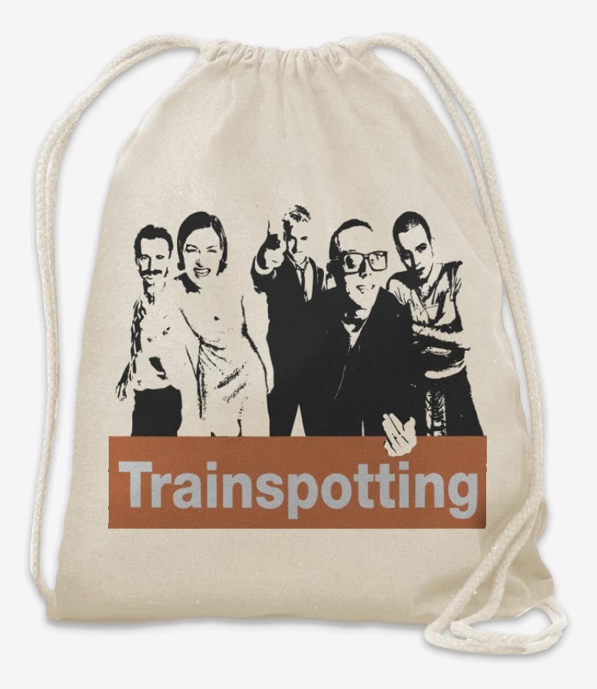 Mochila Blanco de Trainspotting