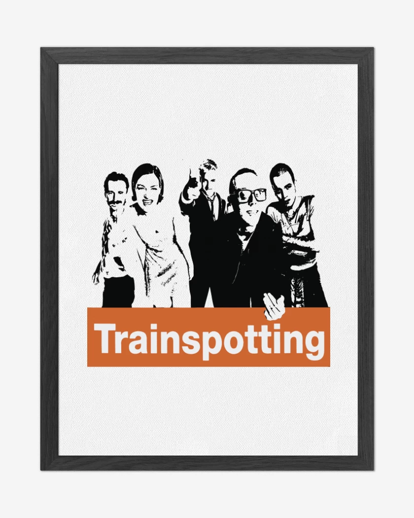 Cuadro decorativo Blanco de Trainspotting